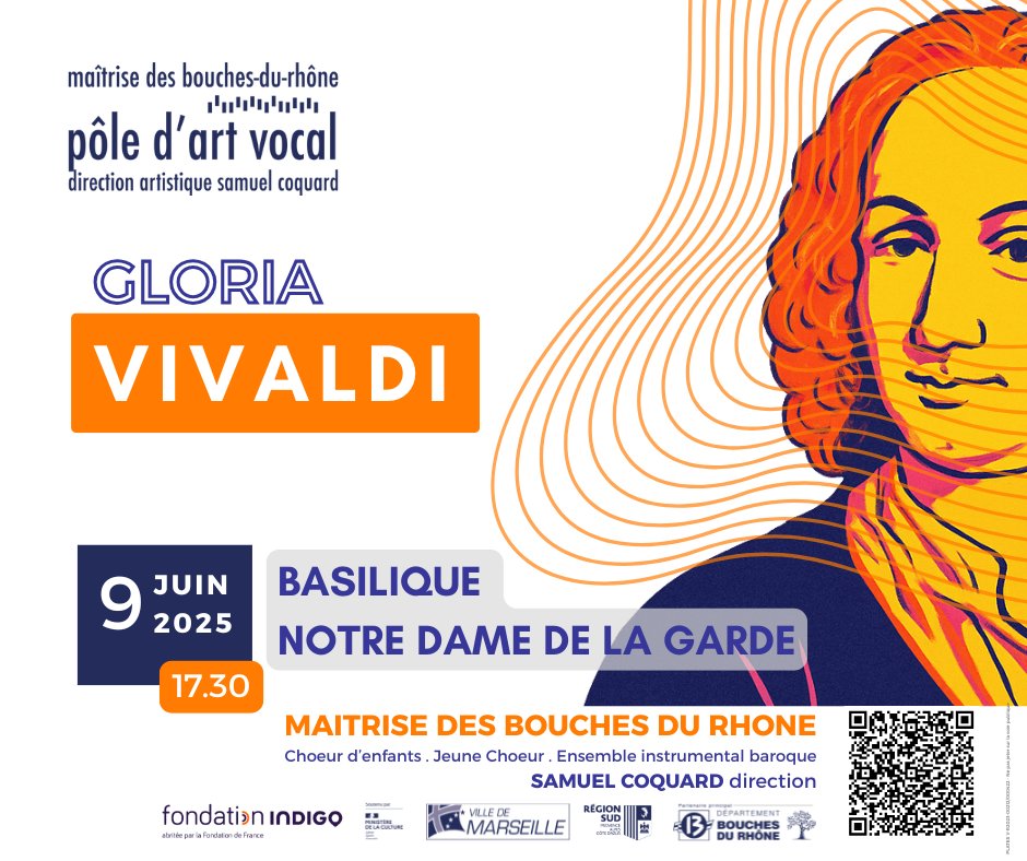 Maitrise des Bouches-du-Rhône : Concert Gloria Vivaldi le 9 juin 2025 à #NotreDamedelaGarde à #Marseille.
#choeurs #Musique #choir
maitrise13.fr