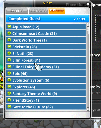 Almost 1200 quest on <a href="/MaplestoryU/">MapleStory Universe</a> 

let's continue the grind!

When 5th class 👀👀 I'm stuck Ç_Ç