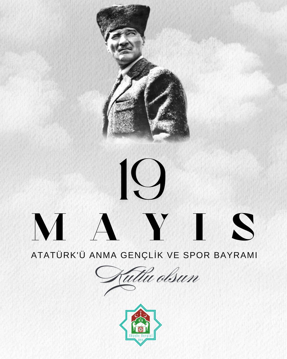 19 Mayıs Atatürk'ü Anma Gençlik ve Spor Bayramı Kutlu Olsun! 

Göçebe Dergisi
Fikir, Kültür, Sanat ve Edebiyat Dergisi

#19mayısatatürküanmagençlikvesporbayramı
