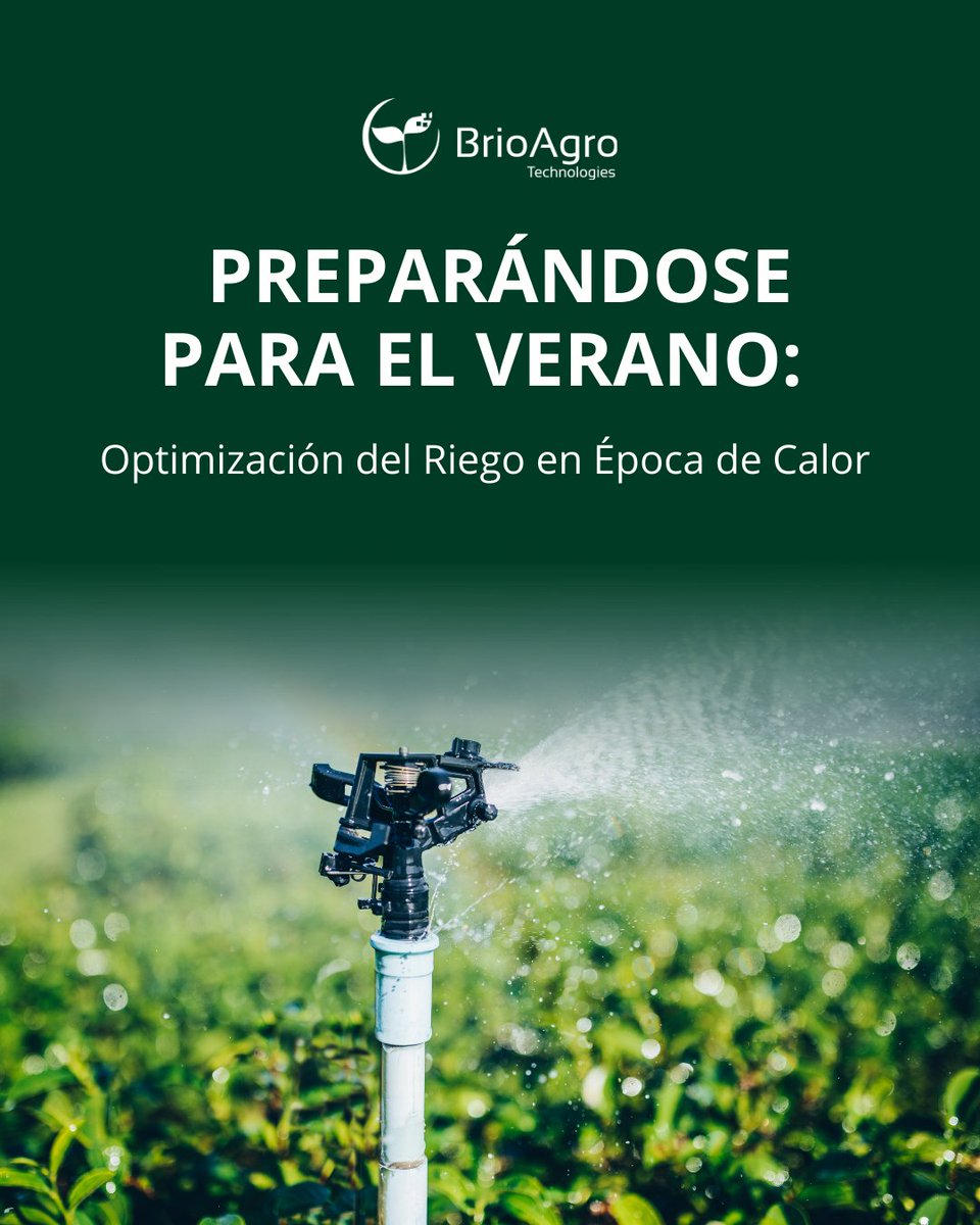 Prepárate para el Verano: Riego Óptimo en Días de Calor

El calor aprieta y el agua es oro. Con los sistemas inteligentes de BrioAgro cada gota cuenta: 
• Ajuste en tiempo real según suelo y clima 
• Uso óptimo del agua para maximizar producción 

brioagro.com/es