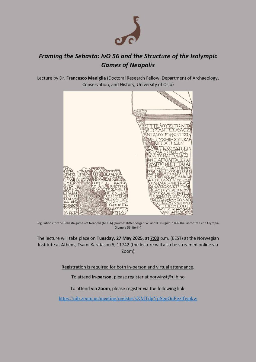 Norwegian Institute at Athens tweet media