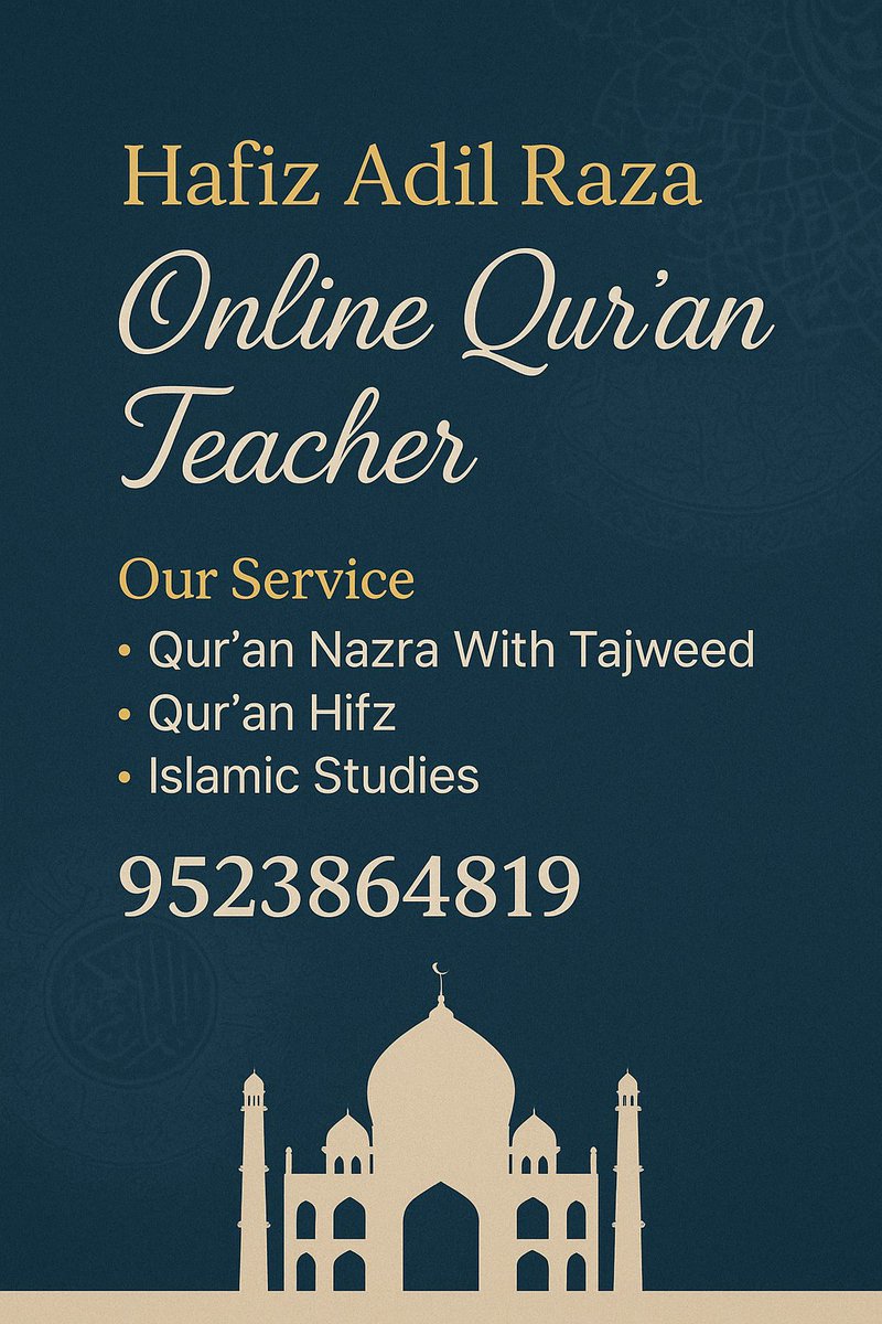 AdilRaza_'s tweet image. #OnlineQuranClasses