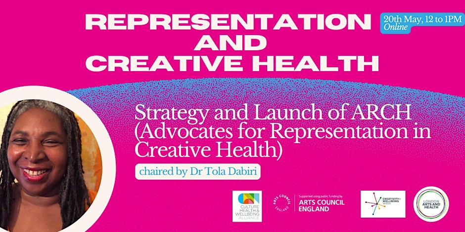 For Day 2 of Creativity and Wellbeing Week, we have this amazing session advocating for representation in the sector.

We would love for your support 🩷
20th May, 12 - 1pm
eventbrite.co.uk/e/representati…