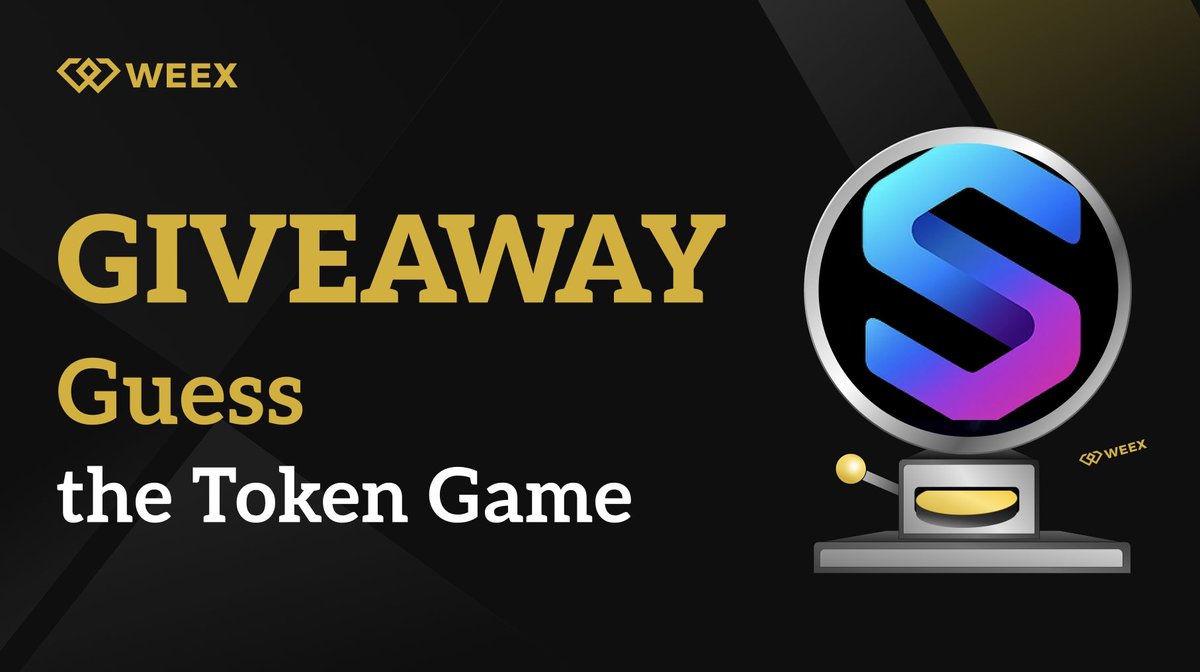 👀  #WEEXQuiz Guess the Newly Listed coin! Can you comment name #Hashtag with the correct answer?

💰20 winners * $25 each!

To join:
🔹 Follow <a href="/WEEX_Official/">WEEX</a>
🔹 RT + Like + Tag 3 friends
🔹 Comment with your answer + #WEEX UID

📅 Ends: 10:00 AM, May 26 (UTC)
📝 Register: