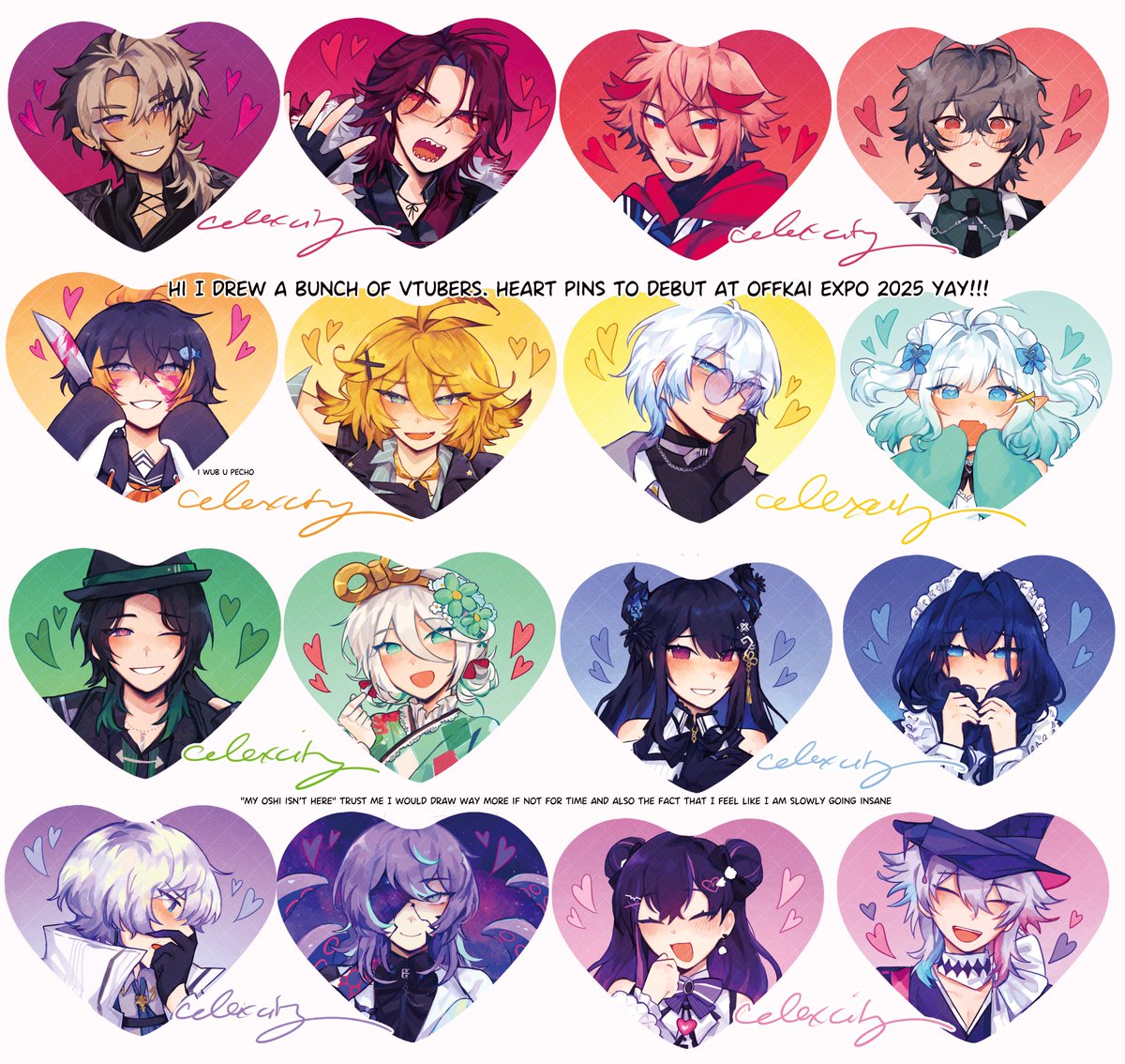 celexcity's tweet photo. vtuber heart assortment!!! 🤸💝 https://t.co/WJmUTWZuke