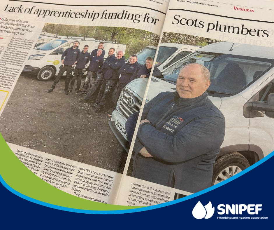 SNIPEF in the news📰 

John Doherty and Fiona Hodgson, our President and Chief Executive, featured in The Scotsman this morning, highlighting the lack of apprenticeship funding and support available in the industry over the years.

In the article, John speaks of his own