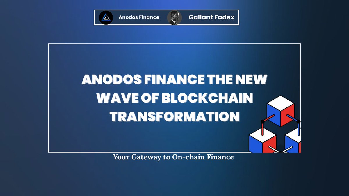 FADEX_001's tweet image. ANODOS FINANCE ✅ 🔰

Why I’m Excited About @AnodosFinance 
Navigating the crypto space can be overwhelming, but Anodos Finance is changing the game by making Web3 simple, secure, and accessible for everyone. 

Here’s why I’m a big fan of what they’re building! 👇

Simplifying…