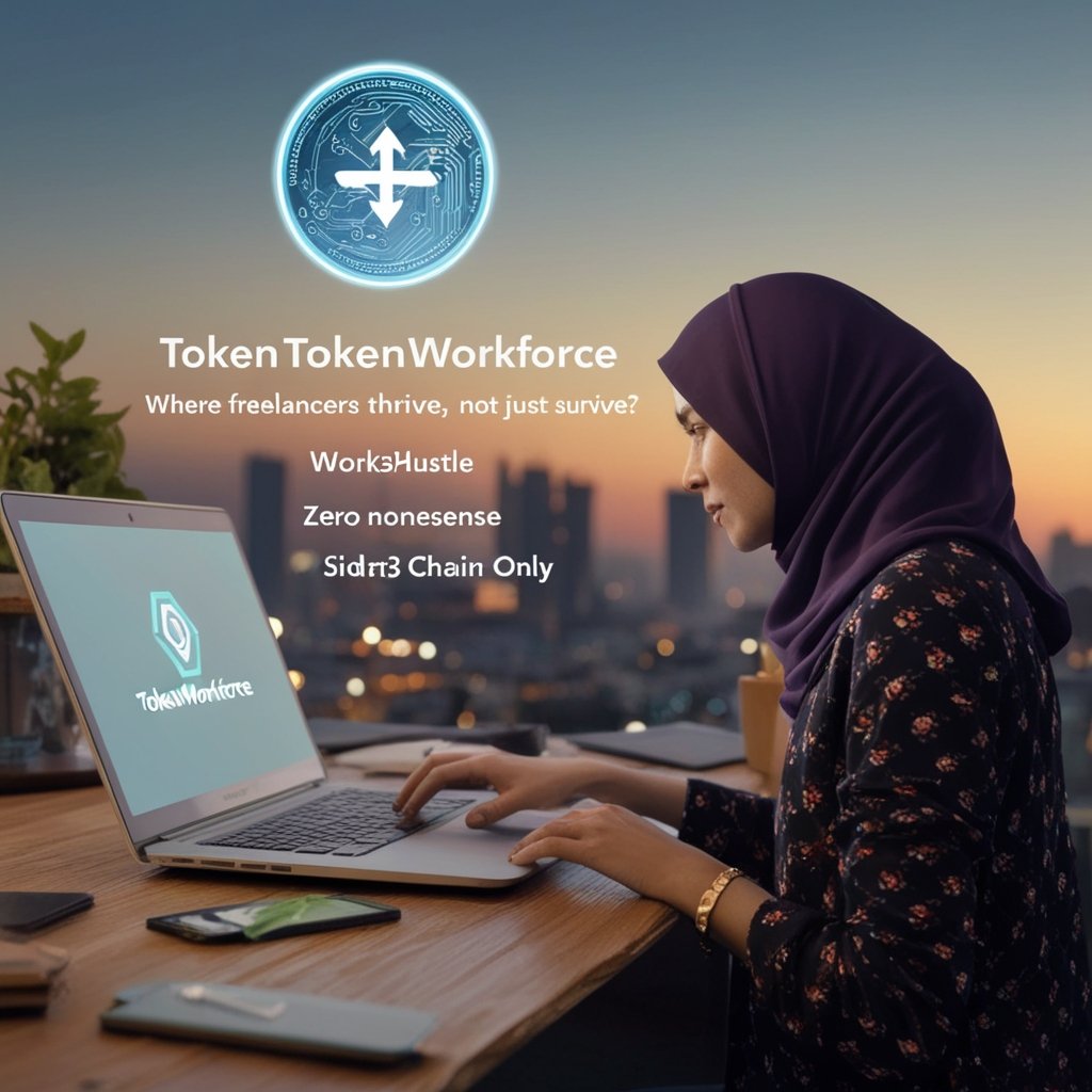 Spectator429's tweet photo. Tired of chasing payments and unfair gigs?
Welcome to Token Workforceโwhere freelancers thrive, not just survive.
Decentralized. Sharia-compliant. Instant pay. Zero nonsense.
Built on Sidra Chain for a global ethical future of work. #TokenWorkforce
Link : https://t.co/EczGgeUYL2 https://t.co/iwut8tfjiu