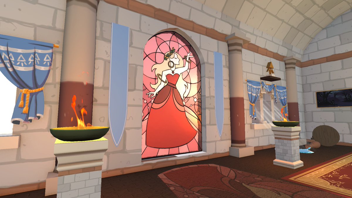 "O-pretty lady on the wall, grant me your blessing and let me out of this cursed corridor!"

Octorridor is OUT NOW on Steam !

#indiedev #indiegame #screenshotsaturday