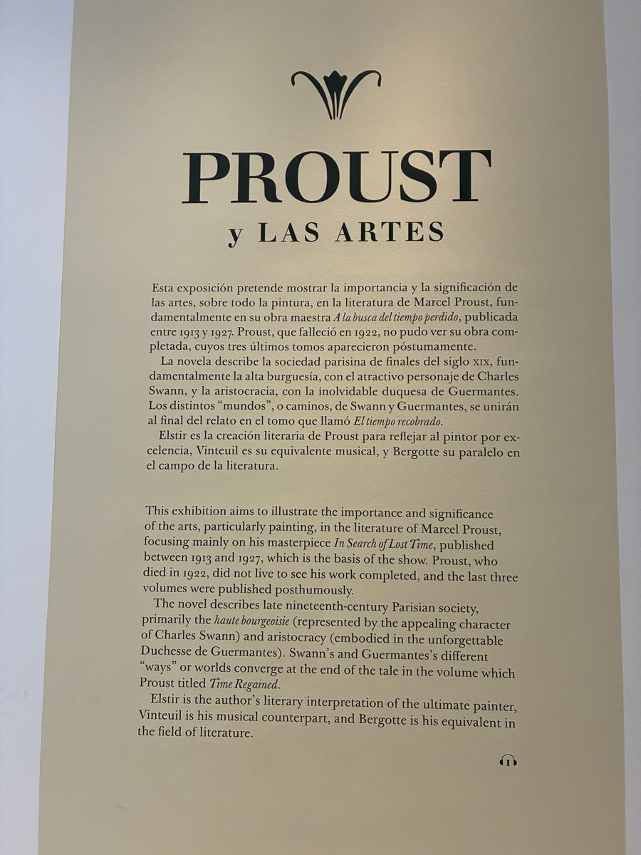 The Proust exhibition at the <a href="/MuseoThyssen/">Museo Thyssen</a> sells madeleines in the gift shop 😮
