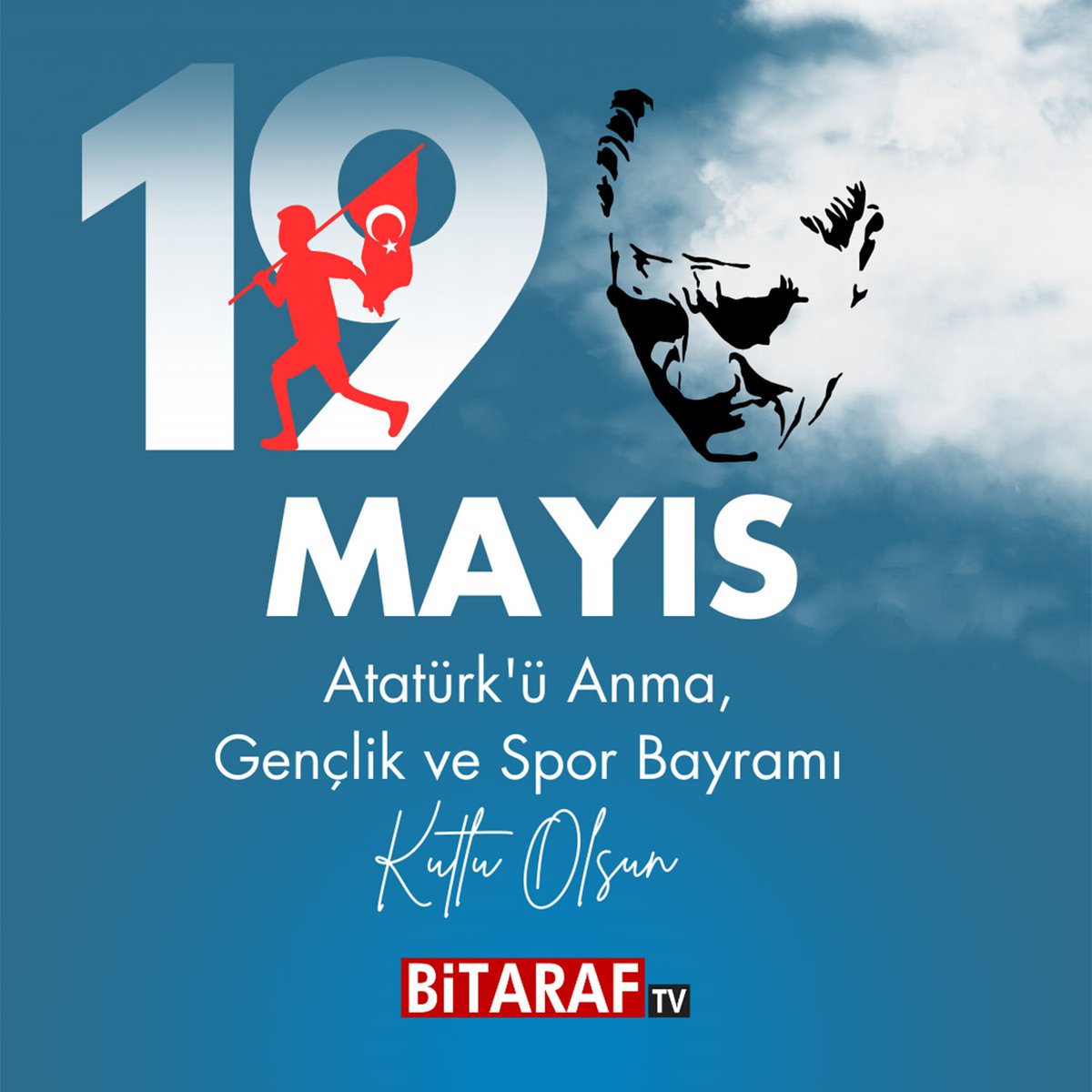 bitaraftv's tweet photo. 19 Mayıs Atatürk'ü Anma, Gençlik ve Spor Bayramımız kutlu olsun! https://t.co/2dE13X9ZGd