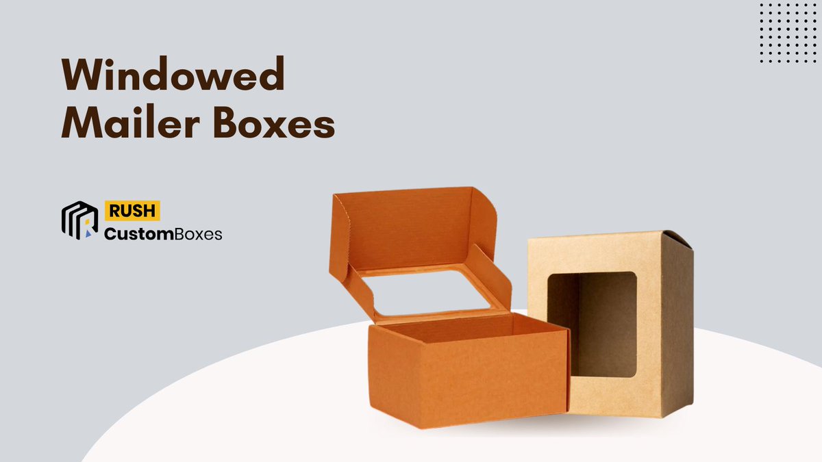 Rushcustomboxuk's tweet image. Let your product do the talking!
Our windowed mailer boxes give your packaging an edge with a sleek transparent window that shows off what’s inside. Perfect for retail, gifts, and e-commerce.
#WindowedMailerBoxes #ShippingPackaging #CustomBoxesUK #ProductPackaging #BoxDesigns