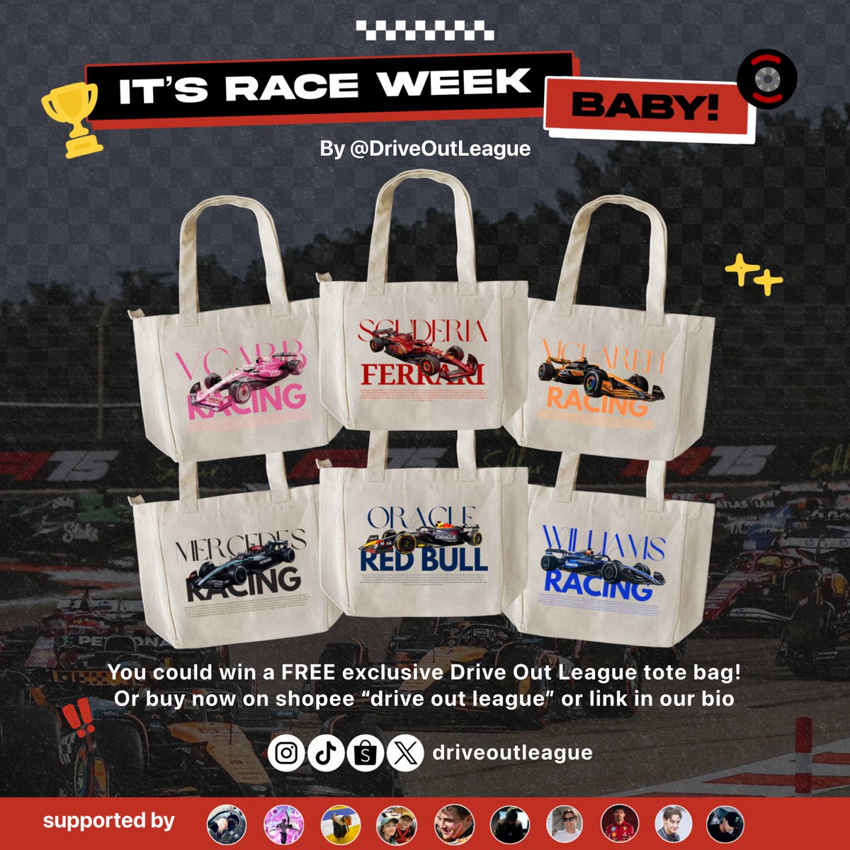 hiupedia's tweet photo. (EVENT EXTEND TILL JUNE)
It’s Race Week just hit the grid, baby! Drive Out League 🏎️🏁
Photobooth F1 Themed
🗓️ Event starts 22 Mei - 7 Juni 2025
📍Photomatics (Slide for Location)
Tag us @driveoutleague @photomaticsid @hiupedia and use #RaceWeekWithDOL https://t.co/sFlGELwNaT