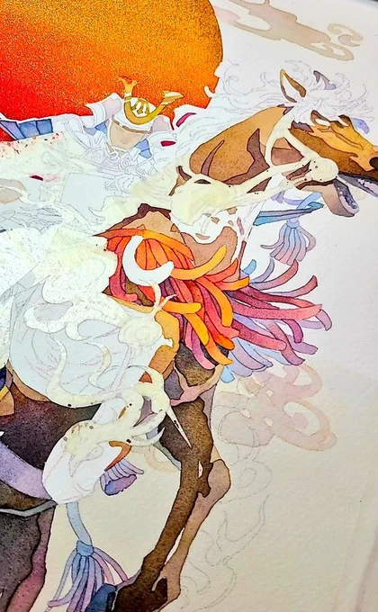 ジワジワ塗り進めてる 