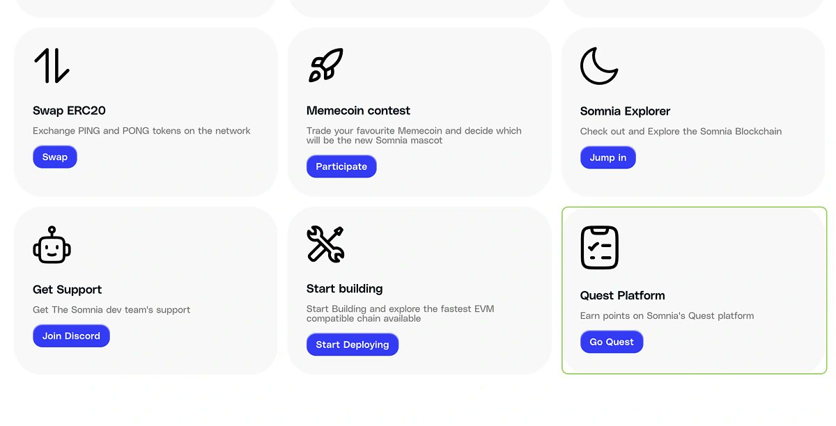 InesOktasa's tweet image. Step 6: Complete Missions to earn points on the Somnia mission platform. Click Go Quest and you will be redirected to the mission page, you can also share your referral link to earn extra points..
#MasterCreator
