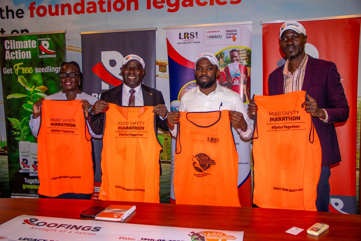 Legacy Road Safety Initiative (LRSI) (@lrsinitiative) on Twitter photo We're thrilled to announce that <a href="/RoofingsGroupUG/">Roofings Group Uganda</a> has officially joined the Road Safety Marathon 2025 as a Bronze Sponsor! 🎉 We received their generous contribution at a cheque handover ceremony at their head office in Lubowa. Thank you, <a href="/RoofingsGroupUG/">Roofings Group Uganda</a> #RunForTraumaCare We're thrilled to announce that <a href="/RoofingsGroupUG/">Roofings Group Uganda</a> has officially joined the Road Safety Marathon 2025 as a Bronze Sponsor! 🎉 We received their generous contribution at a cheque handover ceremony at their head office in Lubowa. Thank you, <a href="/RoofingsGroupUG/">Roofings Group Uganda</a> #RunForTraumaCare