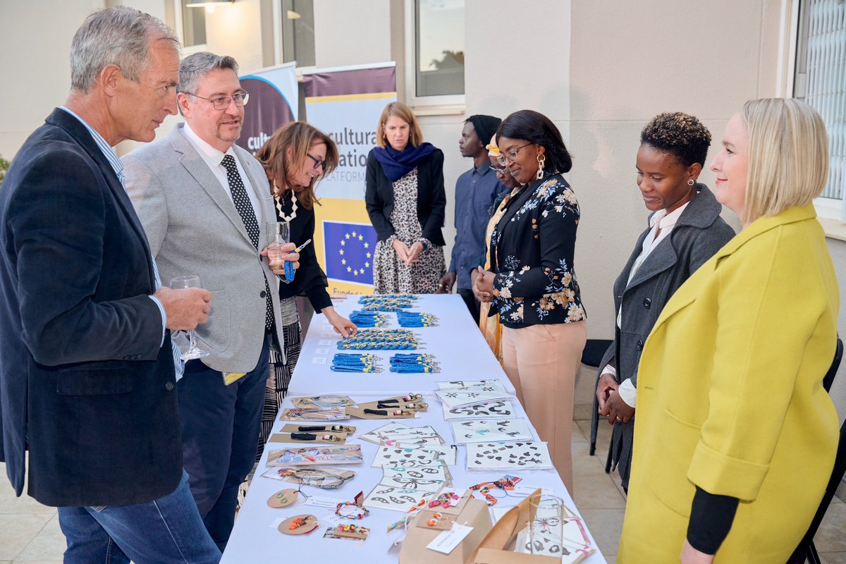 EU in Namibia (@euinnamibia) on Twitter photo 2/3. A night to remember. Celebrated Namibian cuisines, creativity & culture!
🎶 Erna Chimu & band
🔥 Kapana by Master Chef Mandume
🍖 Spit braai by Namibia Smoked Meat
🍻 Local & International beverages by NBL (Heineken)
🧵 Craft displays from EU-funded workshop <a href="/CultExtRel/">Cultural Relations Platform</a> 2/3. A night to remember. Celebrated Namibian cuisines, creativity & culture!
🎶 Erna Chimu & band
🔥 Kapana by Master Chef Mandume
🍖 Spit braai by Namibia Smoked Meat
🍻 Local & International beverages by NBL (Heineken)
🧵 Craft displays from EU-funded workshop <a href="/CultExtRel/">Cultural Relations Platform</a>