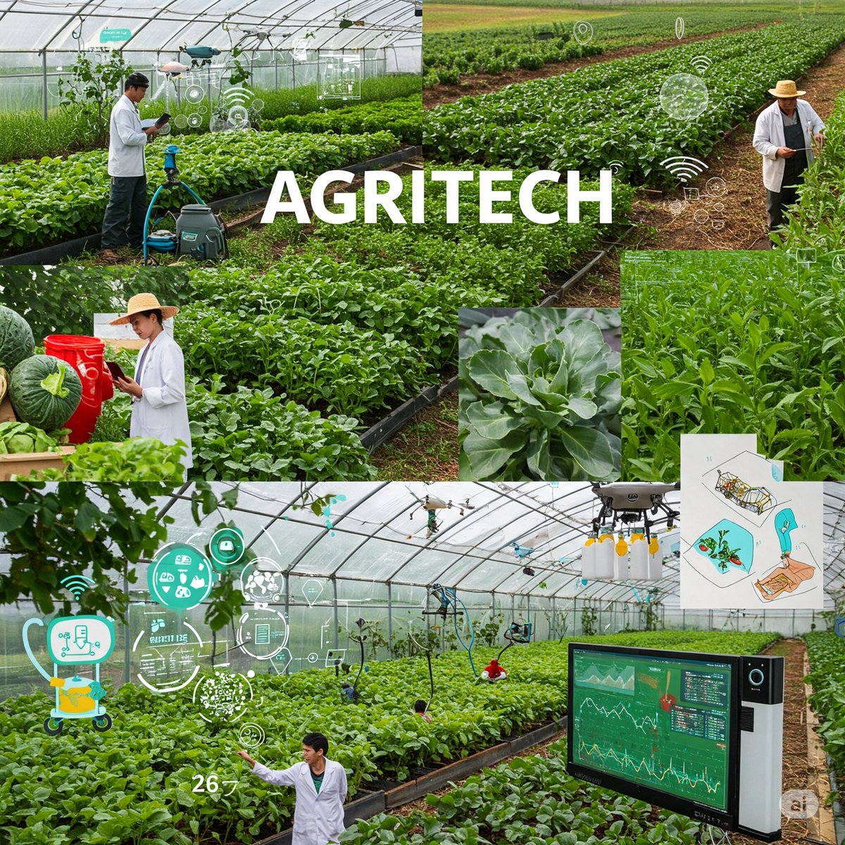 The global #Agritech market is booming, valued at $26–35B in 2025 and growing at ~12% CAGR, driven by #AI, #IoT, and sustainable farming innovations. <a href="/dimitratech/">Dimitra Technology</a> is leading the way by empowering smallholder farmers in 60+ countries with its blockchain-based Connected Farmer