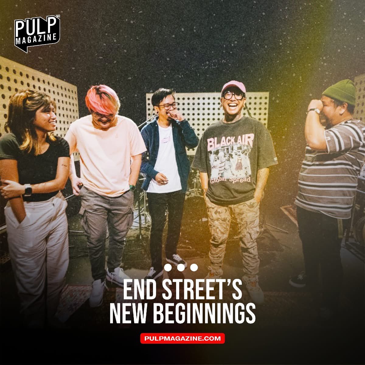 Pop-punk band End Street is charging forward with a new single, music video, and a sophomore album that dives into grief, growth, and goodbyes.

READ: tinyurl.com/EndStreetNewBe… 

#EndStreet #PopPunk #album #music #PULPMagazine