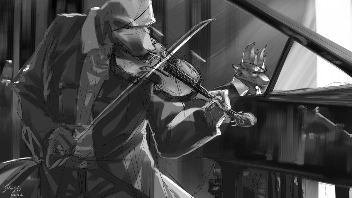 They playing 🐊🎻🐊🎹