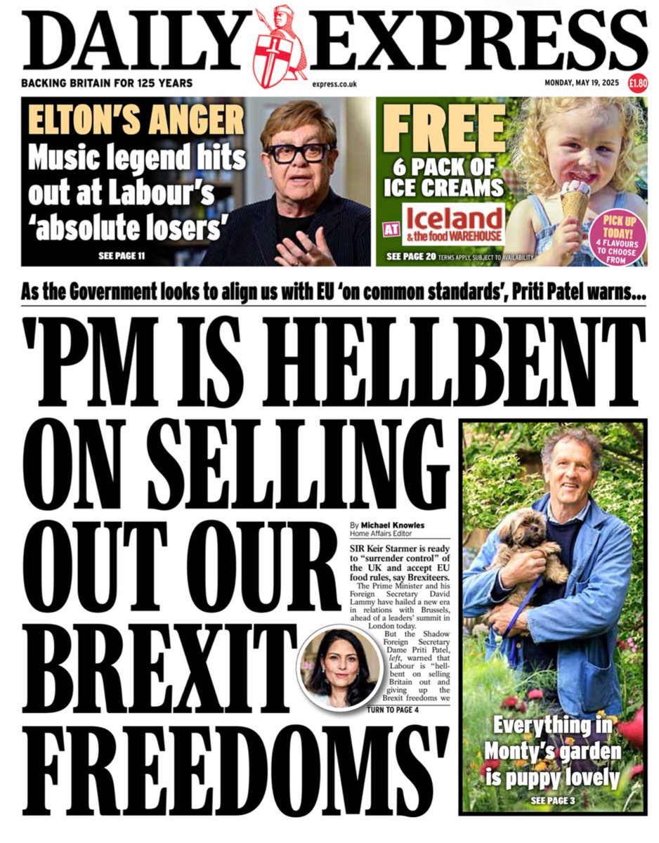 What bloody Brexit Freedoms?

Anybody? Any gammon dare to comment?