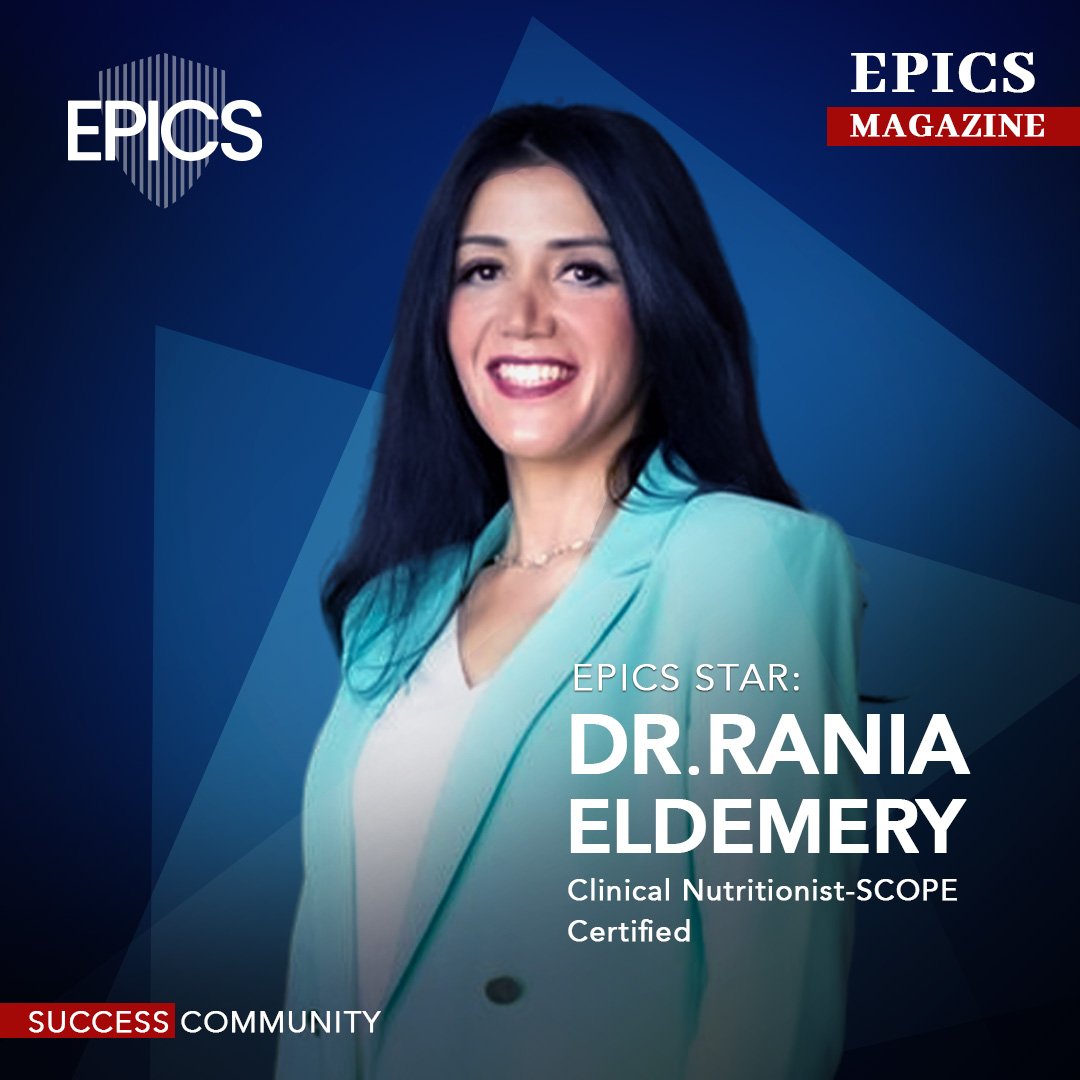 #DrRaniaElDemery

  🌐Dr . Rania  El  Demery : A  Trailblazing  Clinical Nutritionist Empowering Individuals  to   Achieve  Optimal Health. Discover her  inspiring  journey, expertise , and  contributions  to the field of nutrition."
 
#د_رانيا_الدميري 
#تغذية #طب #بزنس #مجلة