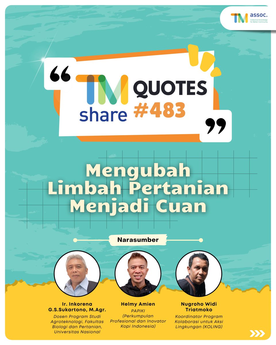 Terasmitra's tweet photo. Limbah pertanian ternyata punya nilai ekonomi tinggi jika diolah dengan kreatif. Limbah pertanian tidak hanya bisa diolah menjadi pupuk saja. Tapi juga bisa menjadi pakan ternak, sumber energi baru, dan juga bisa diolah menjadi makanan dan minuman. https://t.co/B9SnoKg87i