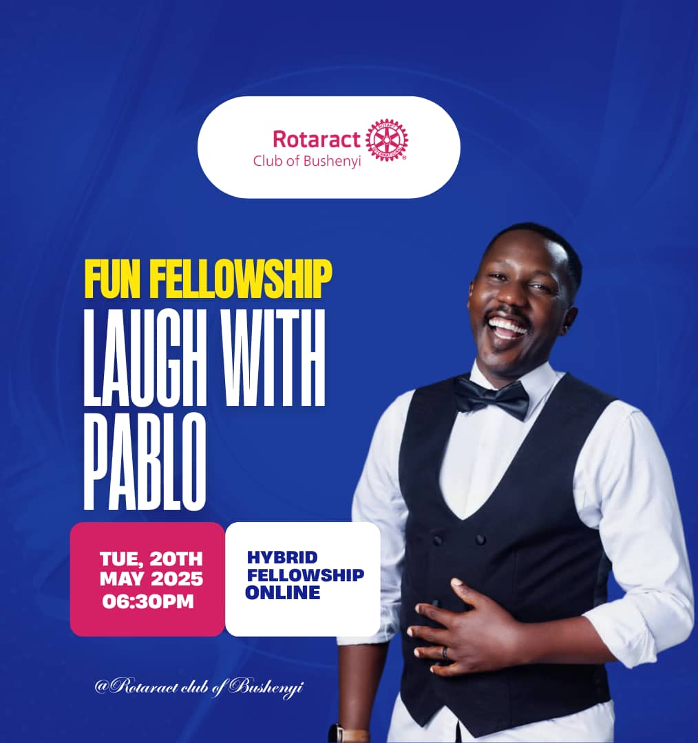 Get Ready to Laugh Out Loud!😀

Join us for a hearty dose of laughter, great vibes, and good company with the one and only #PABLO Uganda’s king of comedy!

meet.google.com/eqv-gxfm-xot 

Don’t miss it – fun is guaranteed on tomorrow, Tuesday 20th May 2025!