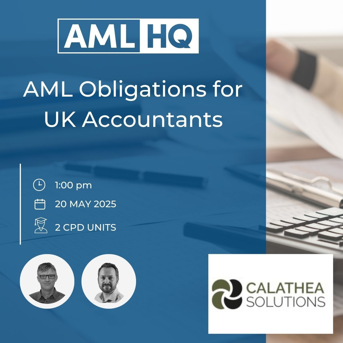 AML_HQ's tweet photo. #𝗨𝗞𝗔𝗰𝗰𝗼𝘂𝗻𝘁𝗮𝗻𝘁𝘀: Free #AML Webinar
Join us tomorrow at 1pm for a practical session on your AML #obligations.
✅ Covers #MLR2017 requirements
✅ Fulfils your annual training
✅ Earn 2 #CPD units 
Register now: https://t.co/3xXRbYqtar https://t.co/tG2DQx2Ogu