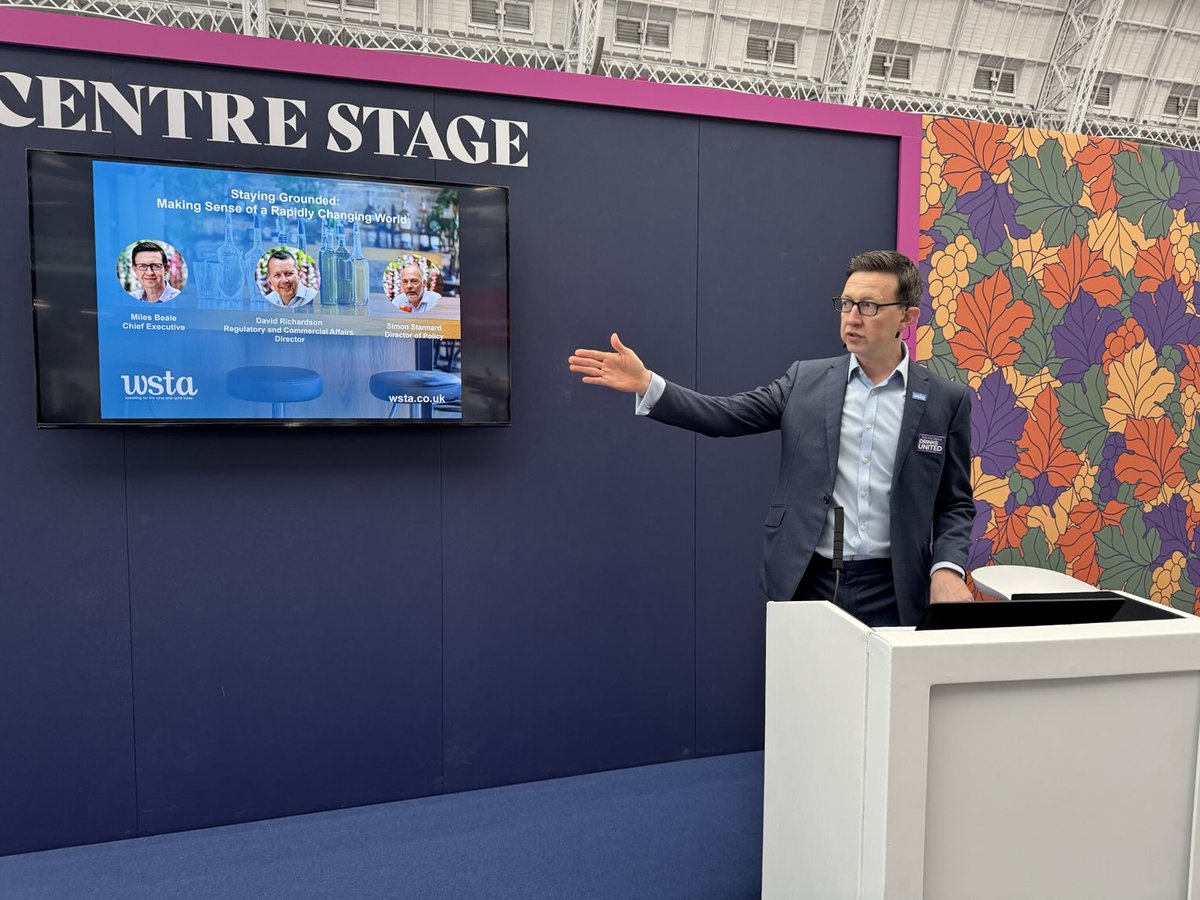 WSTA (@wstauk) on Twitter photo It’s London Wine Fair 2025!
<a href="/WSTA_Miles/">Miles Beale</a> is centre stage kicking things off with his State of the Nation speech 🍷
Come and say hi to the WSTA team at stand G55
#wine #trade It’s London Wine Fair 2025!
<a href="/WSTA_Miles/">Miles Beale</a> is centre stage kicking things off with his State of the Nation speech 🍷
Come and say hi to the WSTA team at stand G55
#wine #trade