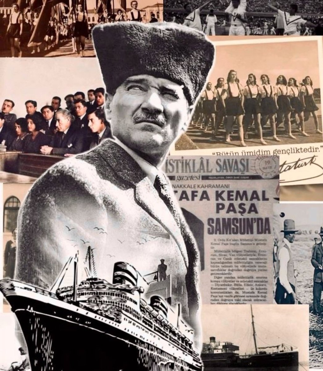 Bugün, bir milletin yeniden doğuşunun, bağımsızlığının ve Cumhuriyetin adıdır.

Cumhuriyeti sonsuza dek emanet ettiği Türk Gençliğinin 19 Mayıs Atatürk'ü Anma, Gençlik ve Spor Bayramı Kutlu Olsun.

Saygı ve Minnetle....

Doğum Günün Kutlu Olsun PAŞAM. 

 #19Mayıs