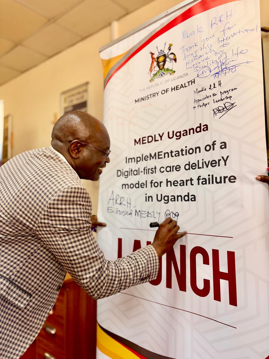 UINCD's tweet image. From Mbale to Arua, the MEDLY Uganda digital innovation is scaling to 6 Regional Referral Hospitals. Together with our dedicated partners, we’re bringing heart health closer to communities in Uganda.
#MEDLYUganda #HeartHealthUG #DigitalHealth #Innovation