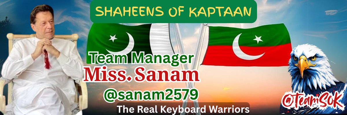 Shaheens of Kaptaan (@teams0k) on Twitter photo We are Delighted and proud to announce Ms. <a href="/sanam2579/">🇸🇦🇳🇦🇲</a>
as Manager of the <a href="/TeamS0K/">Shaheens of Kaptaan</a>.
We wish you all the Best in the future.
Hope she will use her skills for the betterment of team & will take team to heights of new level.
Congratulations & Wish you Best of Luck! We are Delighted and proud to announce Ms. <a href="/sanam2579/">🇸🇦🇳🇦🇲</a>
as Manager of the <a href="/TeamS0K/">Shaheens of Kaptaan</a>.
We wish you all the Best in the future.
Hope she will use her skills for the betterment of team & will take team to heights of new level.
Congratulations & Wish you Best of Luck!