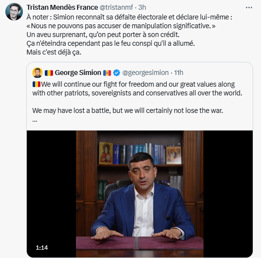 Antiaberkane's tweet photo. Propagande encore de la même mafia... Alors que #georgesimion reconnait lui même son échec à l'élection...
Vérifiez vos sources !!
#didiermaisto #alexispoulin & co = Désinformation https://t.co/mDOXPWRS8y