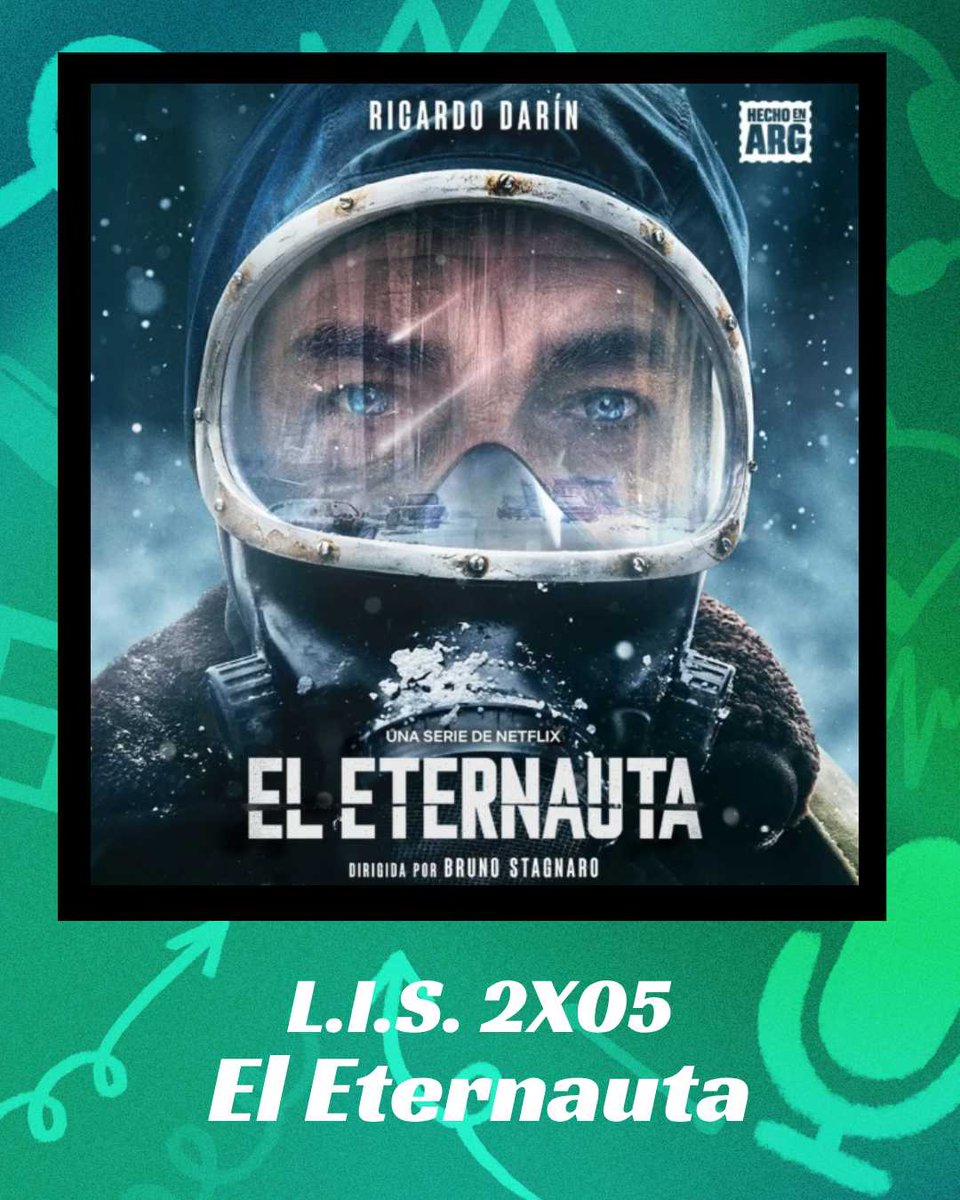 Laboratorio de Investigación de Series (L.I.S.) (@labdeseriespod) on Twitter photo 📢 ¡NUEVO EPISODIO!
LIS 2X05 - #ElEternauta
Analizamos la adaptación del histórico cómic de ciencia ficción que se han convertido en el último fenómeno de Netflix y viene desde Argentina.
Nos acompañó el crítico de cómic <a href="/alvaropons/">Álvaro Pons</a>.
Escúchalo 🎧 open.spotify.com/episode/1qsUBa… 📢 ¡NUEVO EPISODIO!
LIS 2X05 - #ElEternauta
Analizamos la adaptación del histórico cómic de ciencia ficción que se han convertido en el último fenómeno de Netflix y viene desde Argentina.
Nos acompañó el crítico de cómic <a href="/alvaropons/">Álvaro Pons</a>.
Escúchalo 🎧 open.spotify.com/episode/1qsUBa…