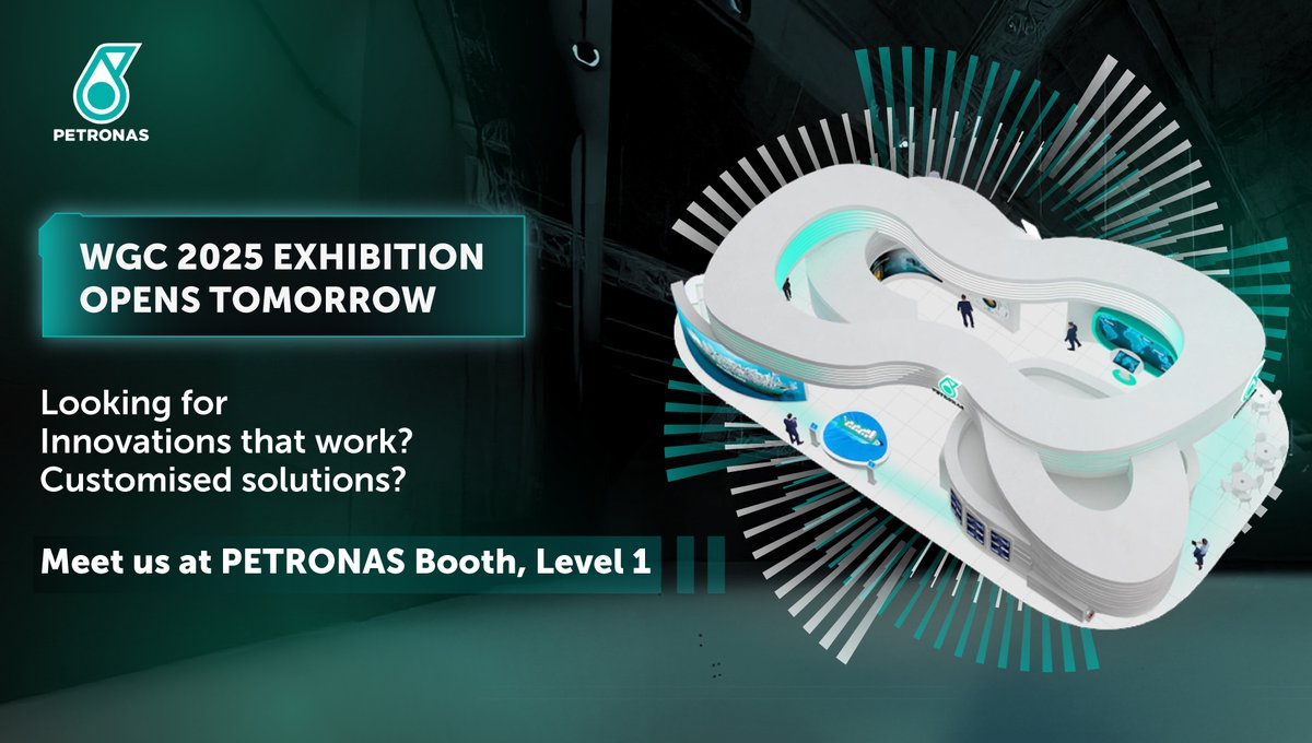 Looking for LNG Solutions and beyond? 

@PETRONAS is at #WGC2025! Let’s connect and talk about how we can advance your energy needs.