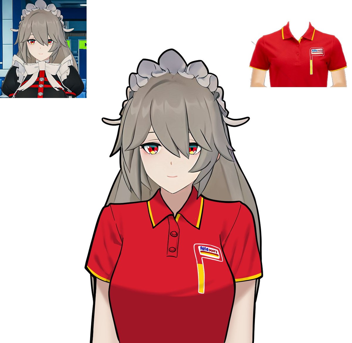 Rina, after finishing from Victoria housekeeping 
(She became a cashier)
Ahhh, I'm obsessed with Rina One of my favorite characters in <a href="/ZZZ_EN/">Zenless Zone Zero 🎉Season 2🎉</a> 

<a href="/ALEXANDRINATIME/">TimelyAlexandrina🥀</a> 
#zzzero #ZenlessZoneZero #ZZZ #zzzfanart #zzzerofanart #zzzeroIllustration #AlexandrinaSebastiane