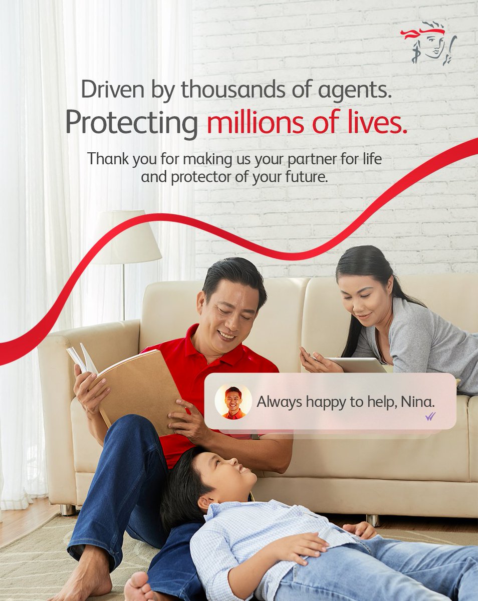 PruLifeUK's tweet photo. We're proud to be the biggest agent-powered life insurer in the country with almost 40K agents nationwide, protecting millions of lives. https://t.co/5E8v1BcPGw