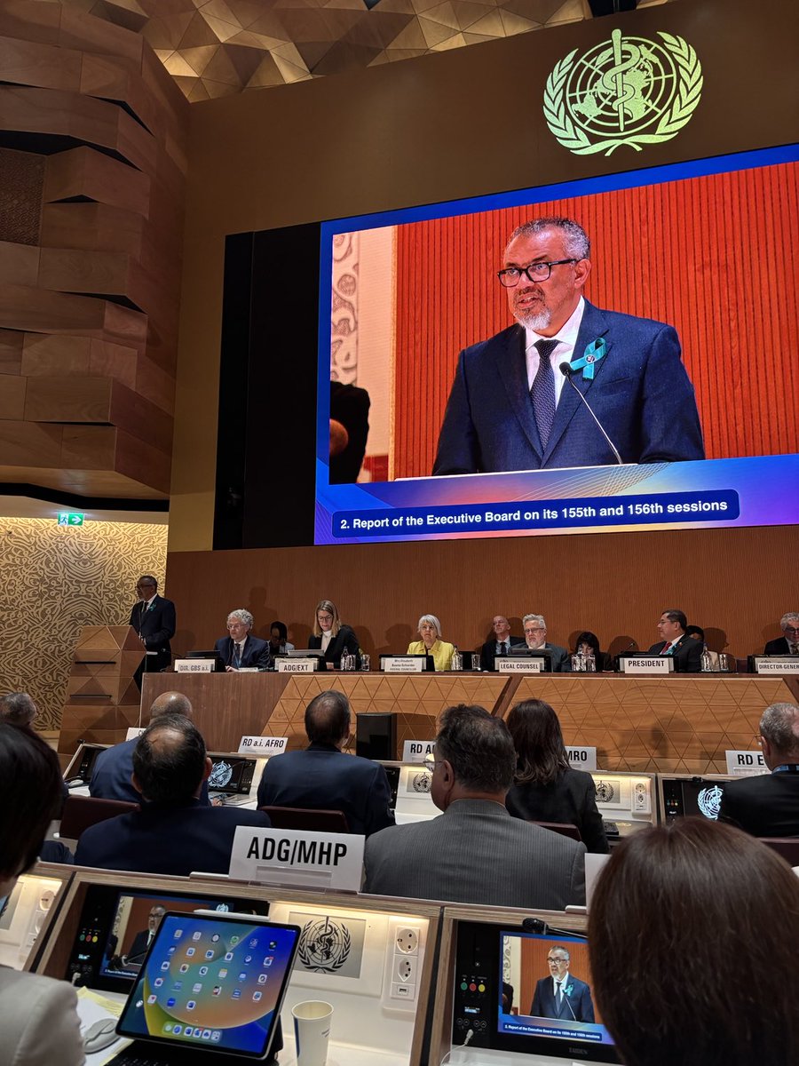 Ruediger.Krech (@ruediger_krech) on Twitter photo This years’ World Health Assembly <a href="/WHO/">World Health Organization (WHO)</a> is again highly significant for the world. Will we be better prepared for the next Pandemic? Will health be set before profits of some global corporations that sell products that kill half of their users? A political choice. This years’ World Health Assembly <a href="/WHO/">World Health Organization (WHO)</a> is again highly significant for the world. Will we be better prepared for the next Pandemic? Will health be set before profits of some global corporations that sell products that kill half of their users? A political choice.