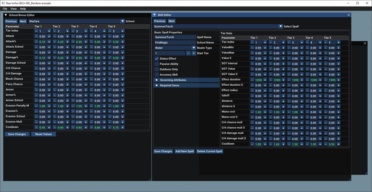 TapeDriveGames's tweet photo. School/Skill editor for Wardens of Chaos  #IndieGameDev #indiegames #indiegame https://t.co/0D7gZ1ybxj