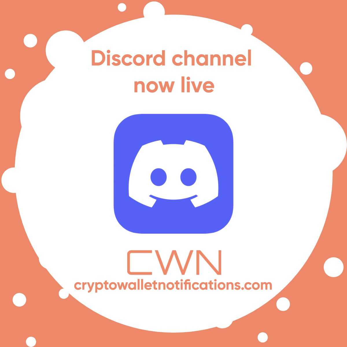 Discord integration is now live!    

You can receive notifications on for ERC-20 and ERC-721 token transactions in Discord!    

Now 6 blockchains and 3 channels integrated!  

Start FREE:  cryptowalletnotifications.com