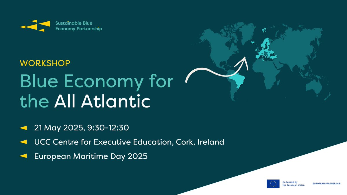 🌊 The <a href="/AIRCentre_org/">AIR Centre: Atlantic International Research Centre</a> is off to the #EMD2025 in Cork, Ireland for the #BlueEconomy for the All Atlantic workshop, co-organized between <a href="/BlueEconomyEU/">Sustainable Blue Economy Partnership</a>, European Commission’s DG RTD &amp; the <a href="/AllAtlanticO/">All-Atlantic Ocean Research & Innovation Alliance</a>!
Join us in shaping sustainable solutions through international cooperation!