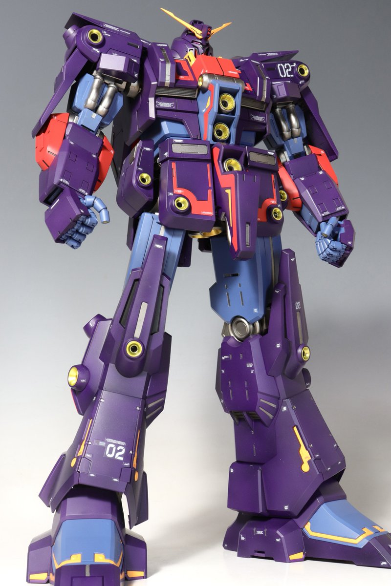 HG サイコガンダムMk-Ⅱ　バンダイ　全塗装 HG サイコガンダムMk-II 完成しました！ メタコンの雰囲気を目指して全