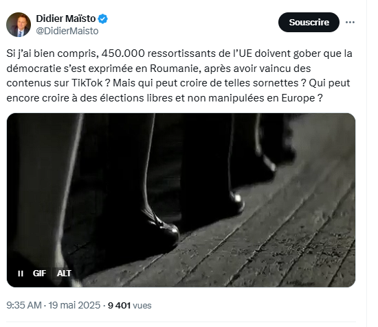 Antiaberkane's tweet photo. Propagande encore de la même mafia... Alors que #georgesimion reconnait lui même son échec à l'élection...
Vérifiez vos sources !!
#didiermaisto #alexispoulin & co = Désinformation https://t.co/mDOXPWRS8y