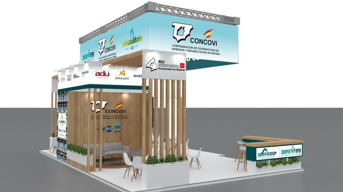FCVCAM's tweet photo. 🏘️ Un año más, #FCVCAM estará presente en #SIMA2025
📍 Visítanos en nuestro stand C1-04 y descubre cómo la #vivienda en #cooperativa sigue siendo la vía más accesible y transparente para acceder a una vivienda digna y a precio de coste.
📅 Te esperamos en @simaexpo, en @IFEMA https://t.co/K6nbcFTW2t