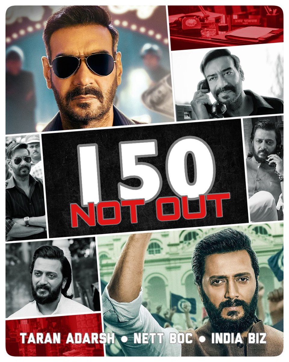 150 NOT OUT... Despite two major #Hollywood releases capturing a significant share of the audience, #Raid2 continued its strong run in its third weekend, crossing the ₹ 150 cr mark.

The intense competition from #FinalDestinationBloodlines [from Thursday] and #MissionImpossible: