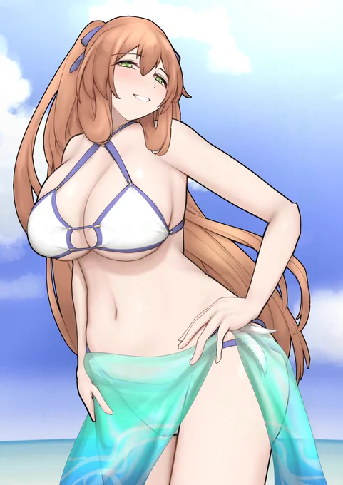 下から水着スプリングフィールド