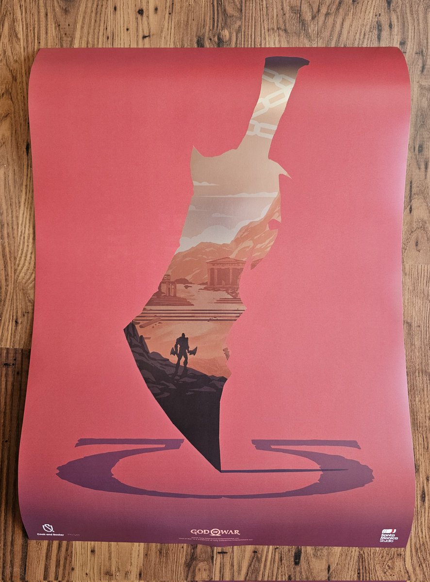 Limited God of War Anniversary prints from <a href="/cookbeck/">Cook and Becker</a> finally arrived