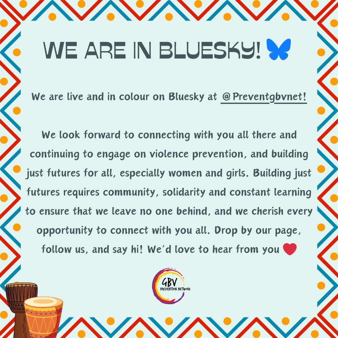 We are joining Bluesky! In our dream of a just future, we leave no one behind and so we are grateful for every opportunity to connect with you all there. Find us at: bsky.app/profile/preven…