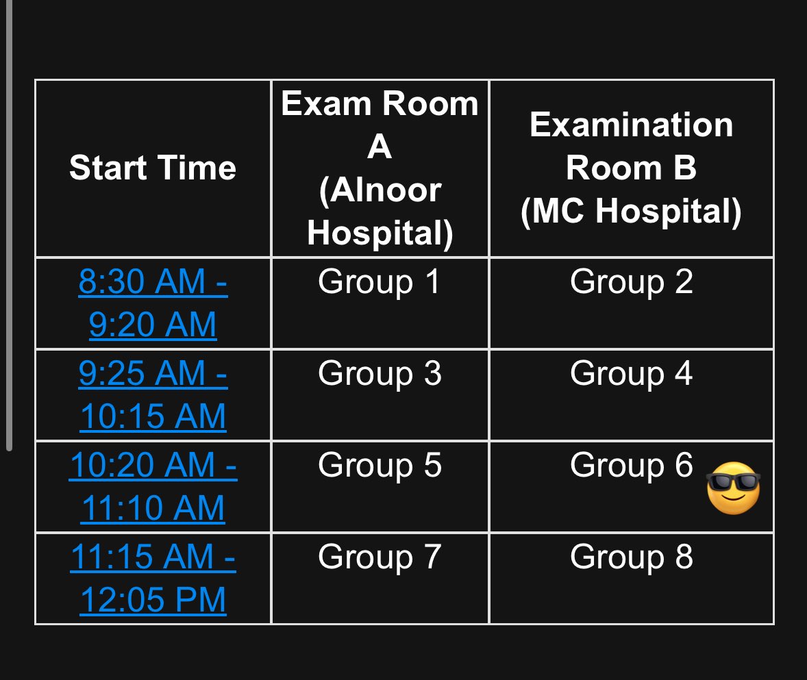 انتهينا من اخر أوسكي فحياتنا الجامعية الحمدلله، 
اوسكي مادة العلاج الطبيعي للأطفال 👶🏼

احلى شي لمن قلّنا دكتور ايهاب فخور انكم طالباتي ، واني درستكم 🦋🥺🤍🤍🤍
